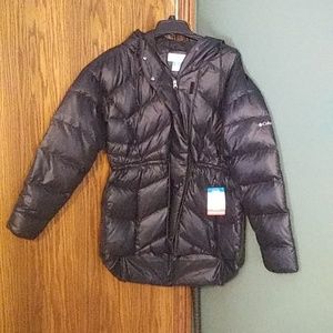 NWT Women's Columbia Down Hooded Coat